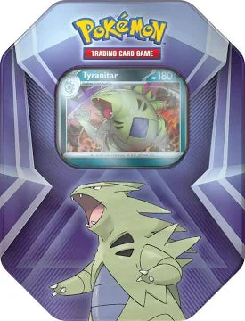 Pokemon Tyrannitar Collectible Tin - 3 Booster Packs