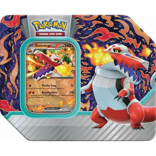 Pokemon Paldea Partners Tin (Skeledirge Ex)