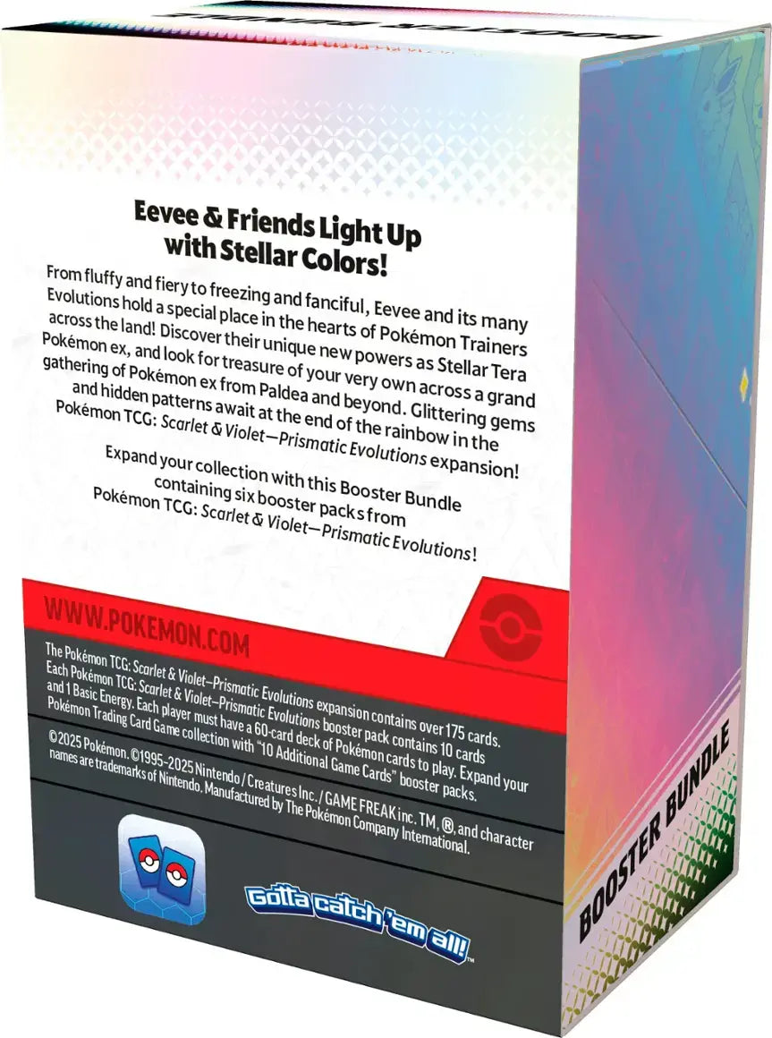 Pokemon Prismatic Evolution SV Booster Bundle - Unopened